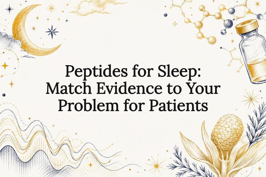 Peptides for Sleep: Match Evidence to Your Problem for Patients