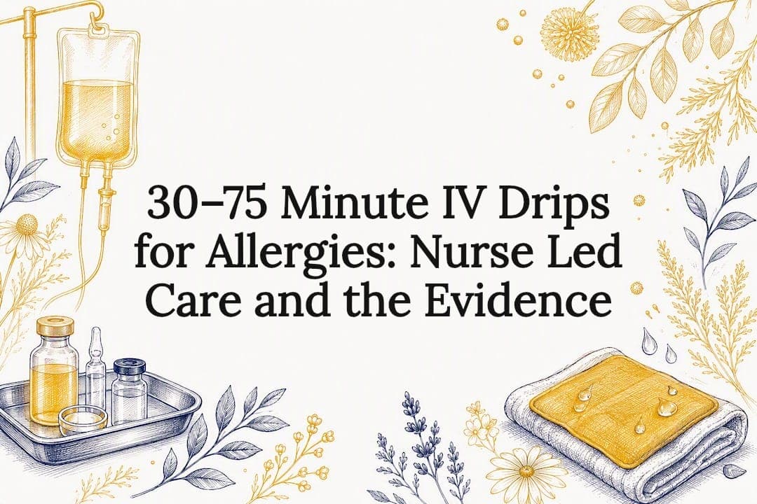 30–75 Minute IV Drips for Allergies: Nurse Led Care and the Evidence