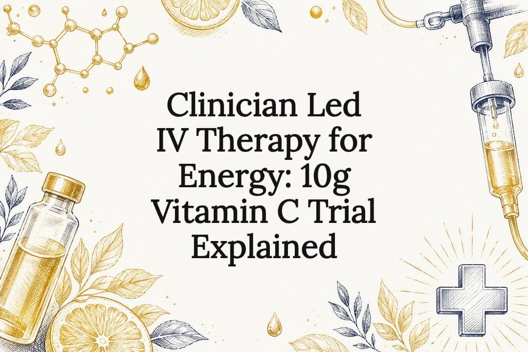 Clinician Led IV Therapy for Energy: 10g Vitamin C Trial Explained