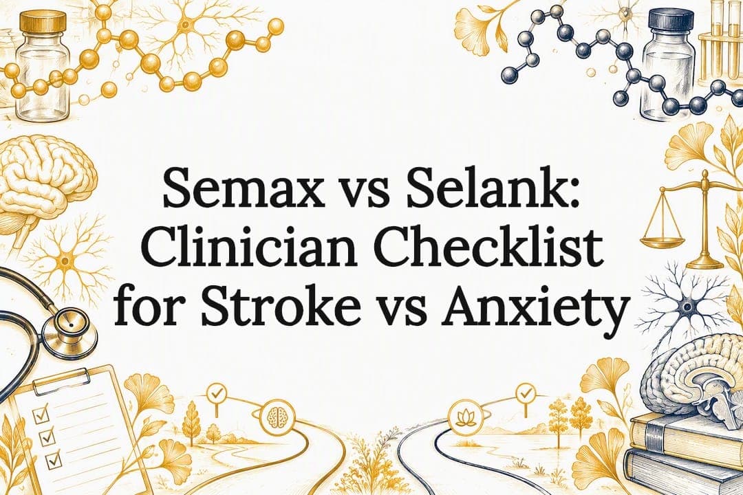Semax vs Selank: Clinician Checklist for Stroke vs Anxiety