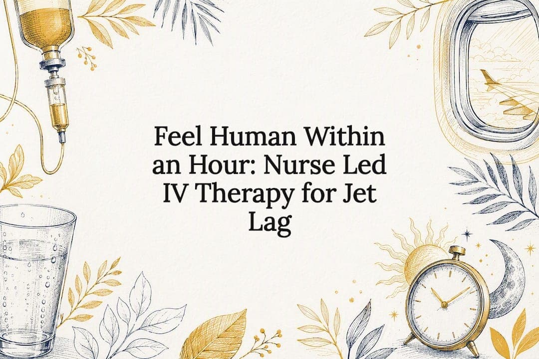 Feel Human Within an Hour: Nurse Led IV Therapy for Jet Lag