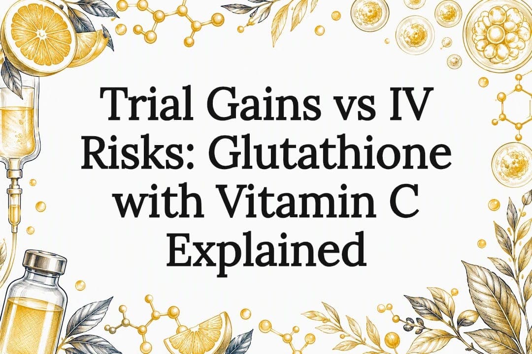 Trial Gains vs IV Risks: Glutathione with Vitamin C Explained