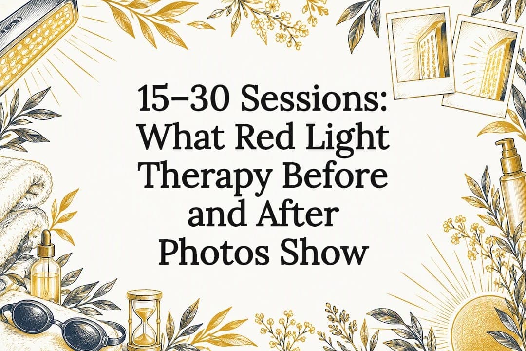 15–30 Sessions: What Red Light Therapy Before and After Photos Show