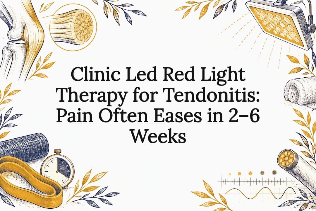 Clinic Led Red Light Therapy for Tendonitis: Pain Often Eases in 2–6 Weeks