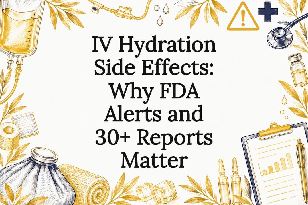 IV Hydration Side Effects: Why FDA Alerts and 30+ Reports Matter