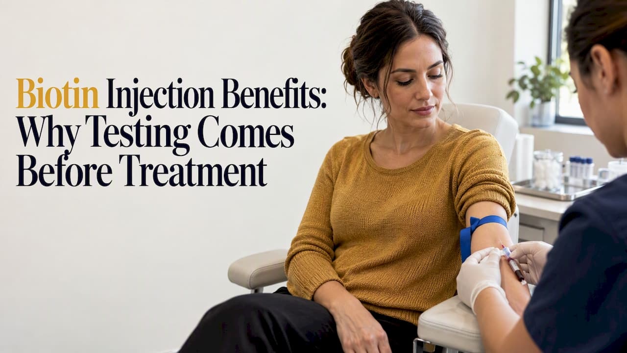 Biotin Injection Benefits: Why Testing Comes Before Treatment