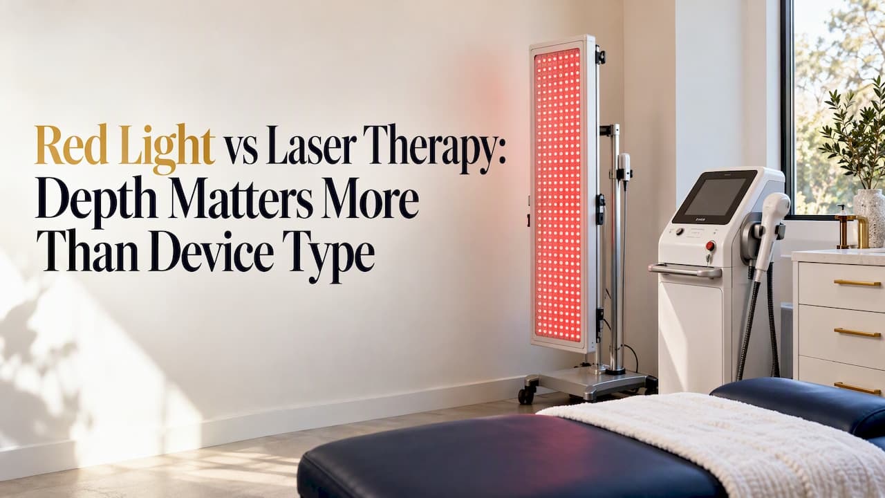 Red Light vs Laser Therapy: Depth Matters More Than Device Type