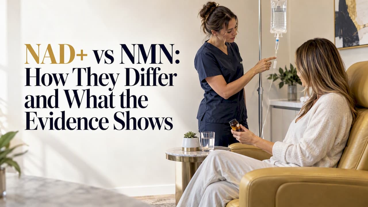 NAD+ vs NMN: How They Differ and What the Evidence Shows