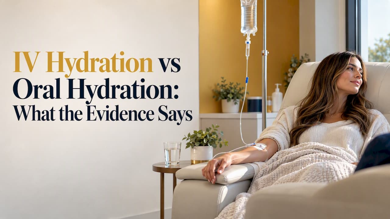 IV Hydration vs Oral Hydration: What the Evidence Says
